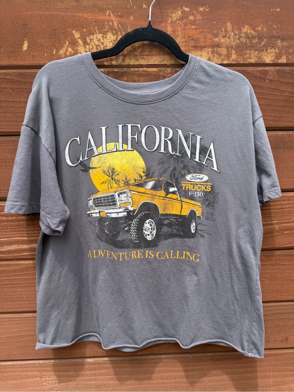 Ford Gray Tee with Yellow Truck Graphic